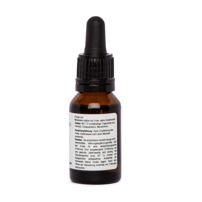 Nahrungsergänzungsmittel; Lejeune NH; Vitamin D3; Vitamin K2, Vitamin D3 + K2 NH
